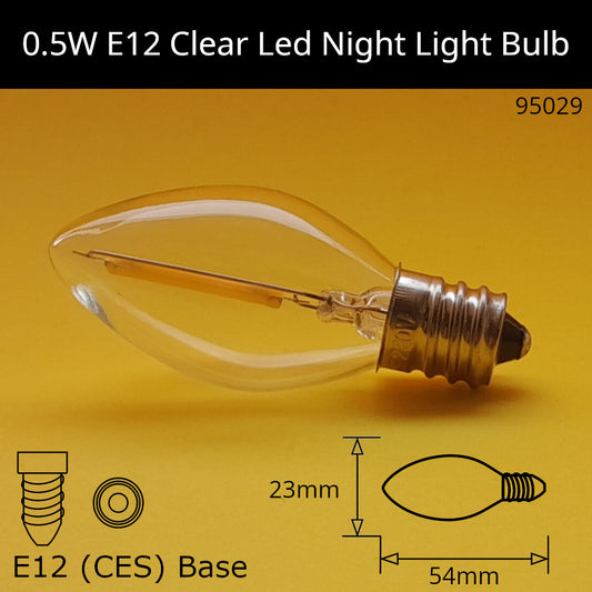 0.5w E12 230V 2,700k LED Night Light Bulb