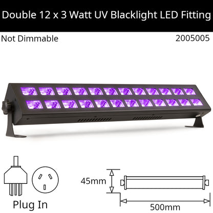 Blacklight LED Fittings