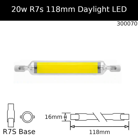 118mm / 20W - NON Dimmable / 6,500K - Daylight
