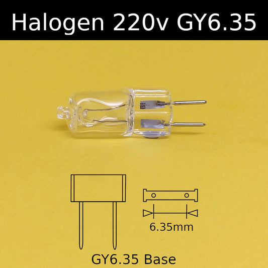 Halogen 220v GY6.35 Burners