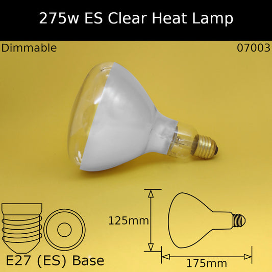 E27 (ES) / 275W / R125