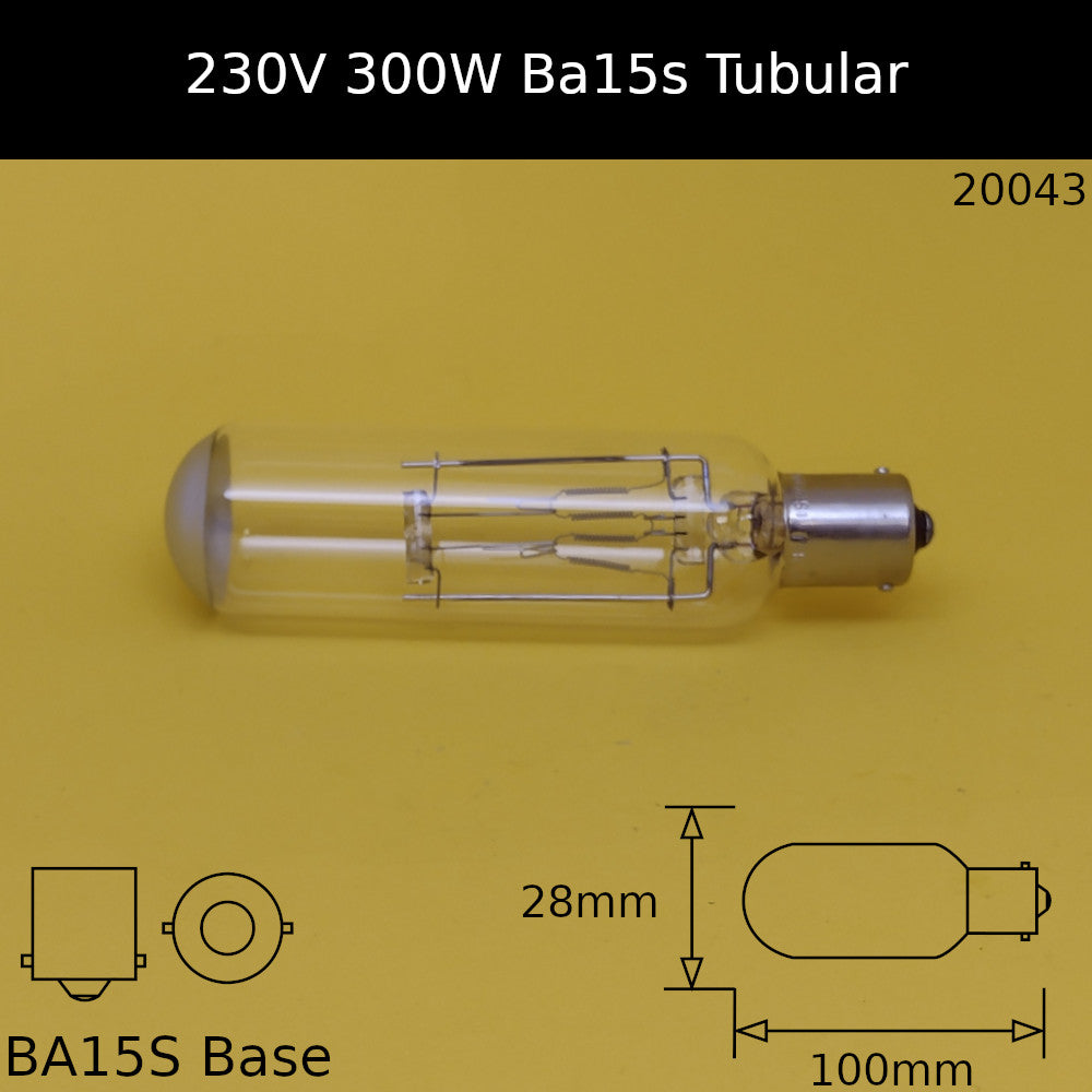 BA15s Tubular