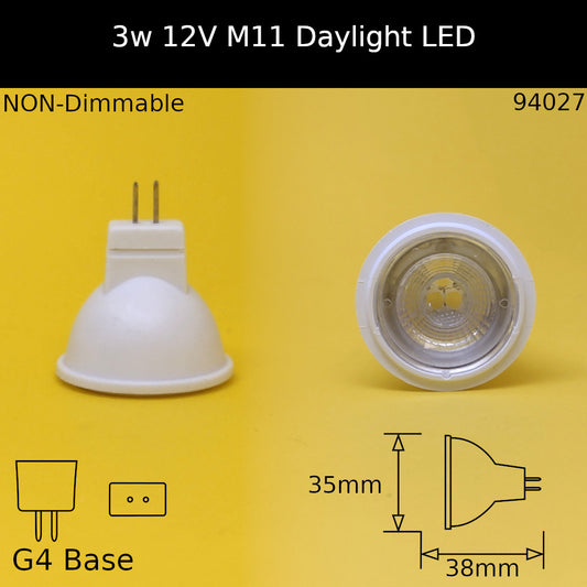 3w / 6500k - Daylight