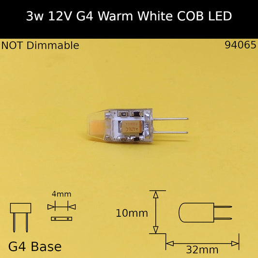 G4 / 3W - Capsule / 3000k - Warm White