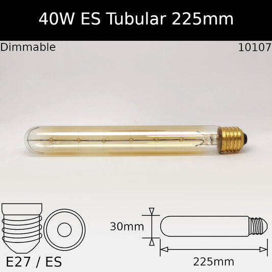 E27 (ES) / 40W - 221mm Long