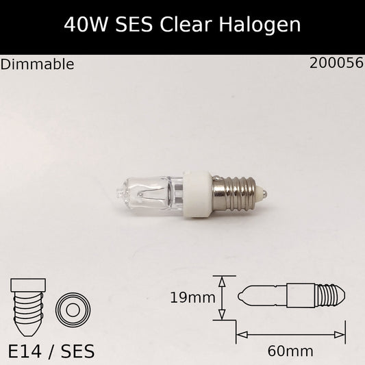 E14 (SES) / 40W - Clear