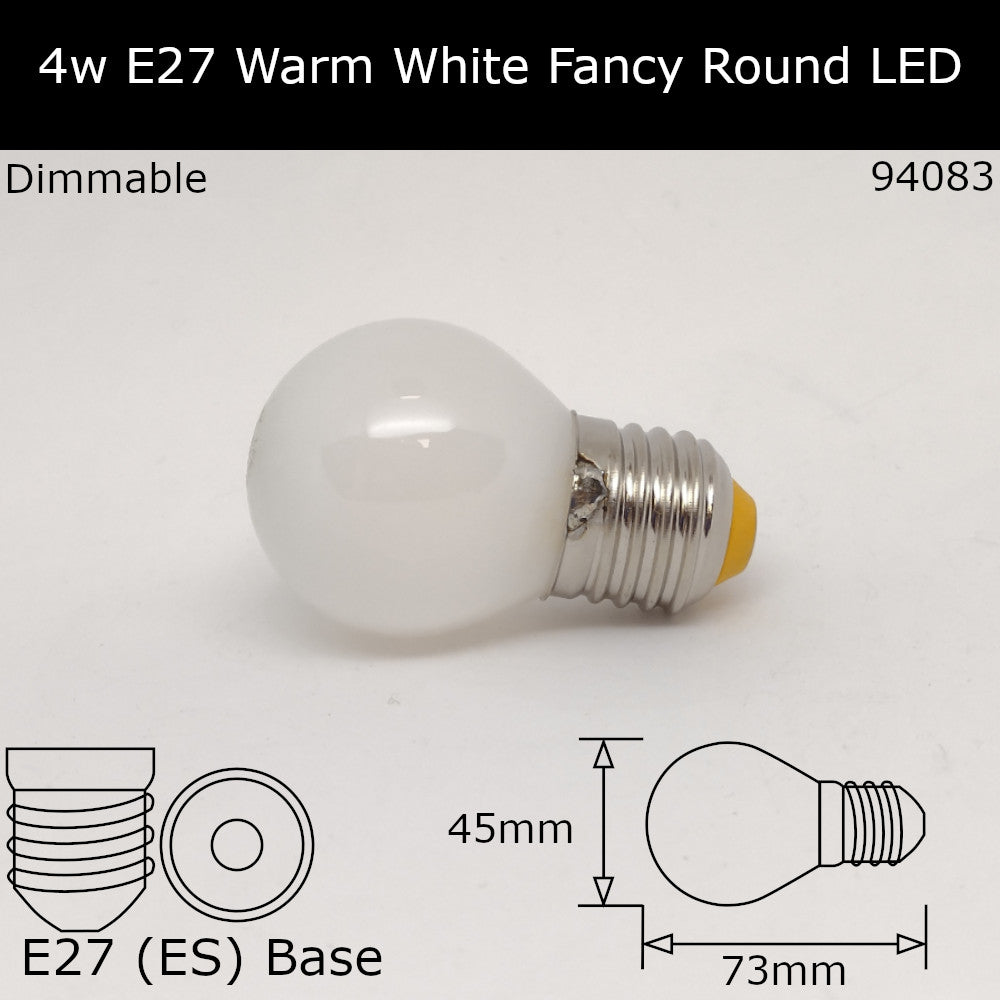 LED Filament Fancy Round
