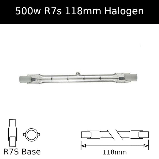 118mm / 500W - 1000hrs / No Discount Available
