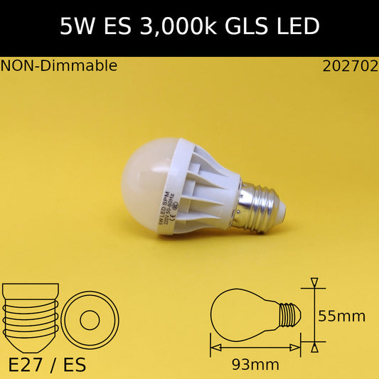 Warm White / No / 5W (=30W) - 3000K