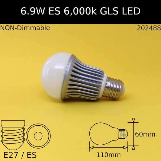 Daylight / No / 6.9W - 6000K