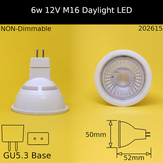 6500K - Daylight - 865 / 6W - Non Dimmable / 60