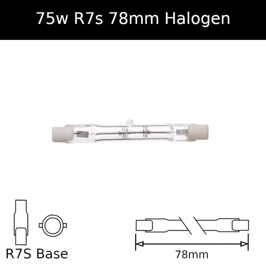 78mm / 75W - 1000hrs / No Discount Available