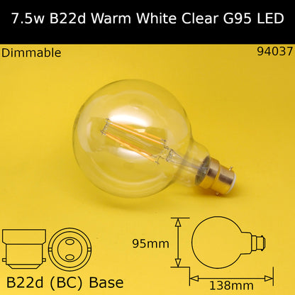 LED Clear Dolly Bulb