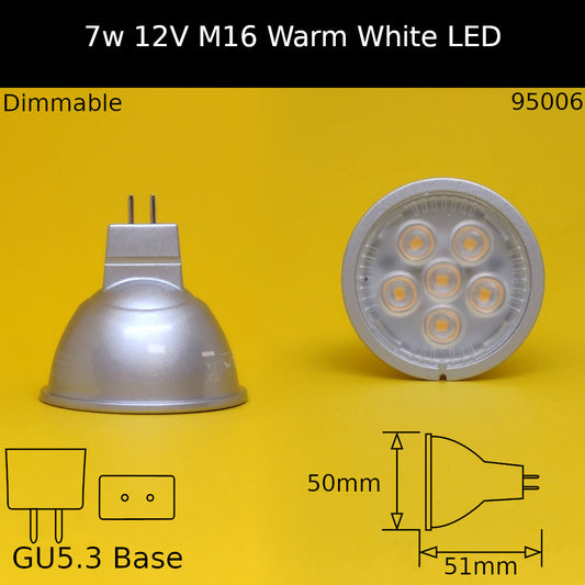3000K - Warm White - 830 / 7W - Dimmable / 60