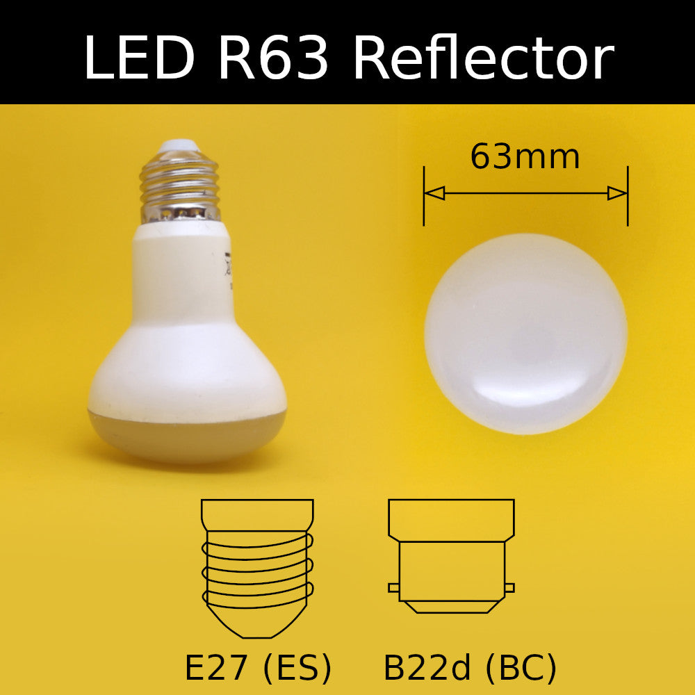 LED R63 Reflector – The Lightbulb Man